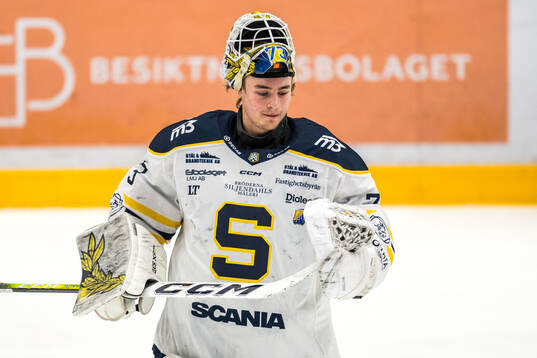 Södertäljes målvakt Love Härenstam