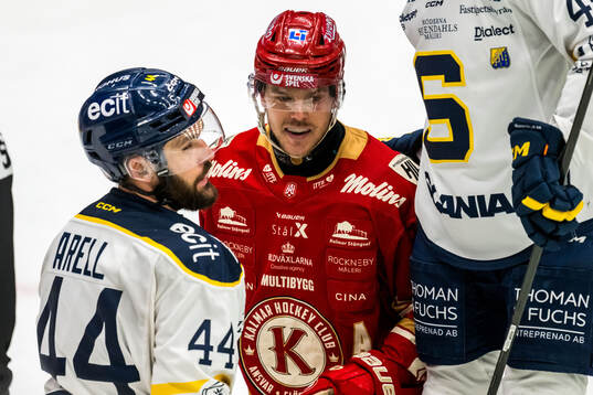 Södertäljes Niklas Arell och Kalmars Carl-Johan Lerby