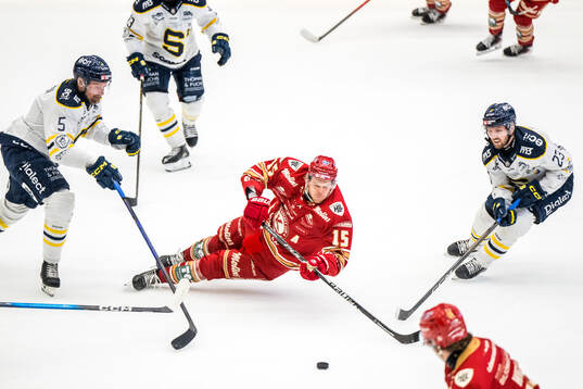 Södertäljes Jonas Ahnelöv och Kalmars Carl-Johan Lerby