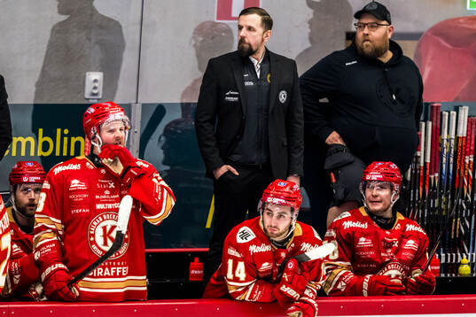 Kalmars tränare Viktor Tuurala och George Diaco