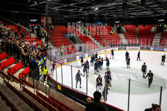 Södertäljes spelare jublar