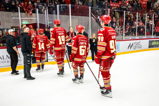 Kalmars George Diaco, Andrej Sustr, Matt Fonteyne och Liam