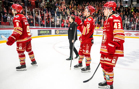 Kalmars Wilhelm Westlund, tränare Viktor Tuurala,