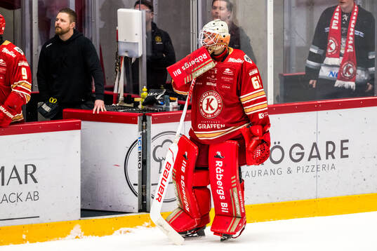 Kalmars målvakt Jacob Crespin deppar