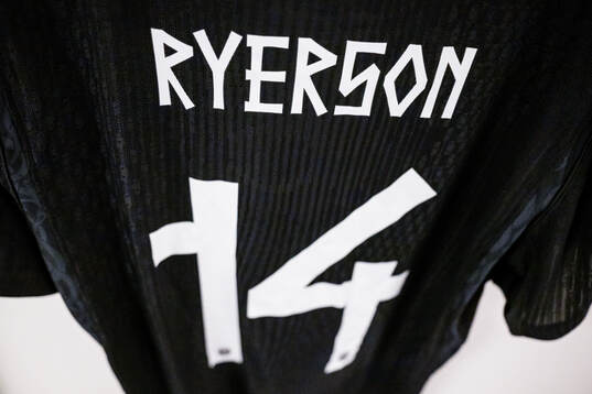 The kit of Julian Ryerson of Norway in the dressing room