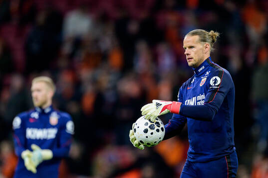 Goalkeeper Ørjan Håskjold Nyland of Norway