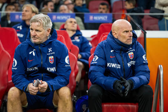 Assistant coach Kent Bergersen and head coach Ståle