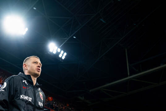 Julian Ryerson of Norway enters the pitch