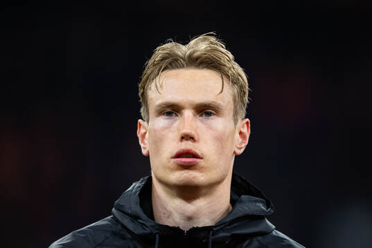 Torbjørn Lysaker Heggem of Norway line up