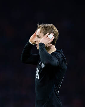 Andreas Schjelderup of Norway celebrates