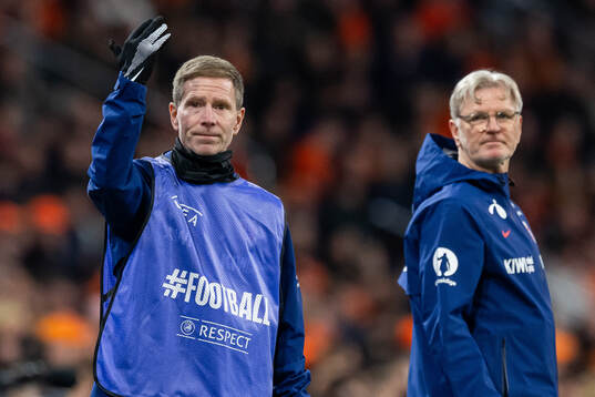 Fitness coach Bjørn Vidar Stenersen and assistant coach