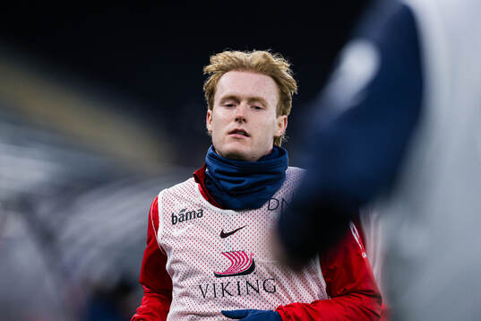 Markus Haaland of Norway warms up