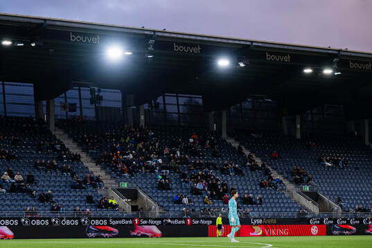 Spectators in the stands