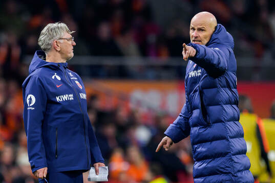 Assistant coach Kent Bergersen and head coach Ståle