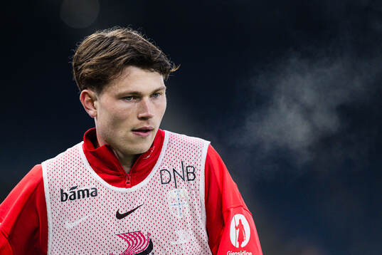Nikolai Hopland of Norway warms up