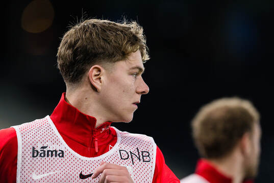 Sander Kilen of Norway warms up
