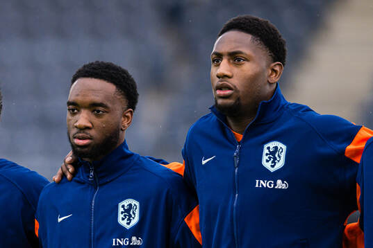 Lamare Bogarde and Lequincio Zeefuik of Netherlands