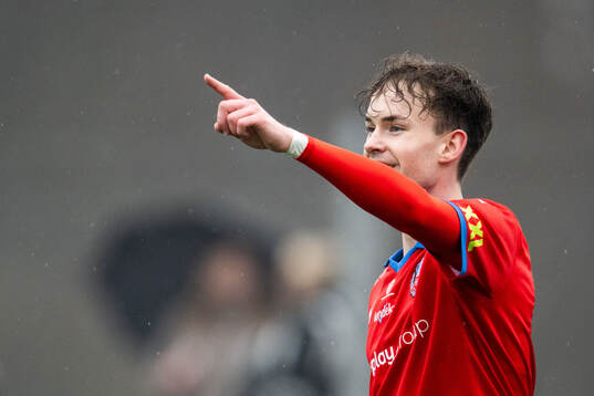 Helsingborgs Alexander Johansson jublar