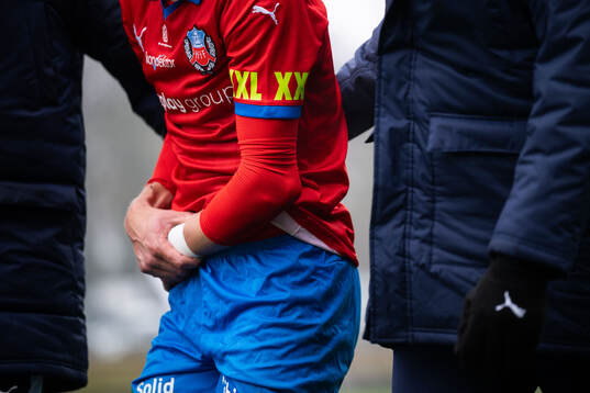 Helsingborgs Leo Hedenberg har ont