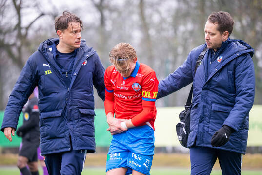 Helsingborgs Leo Hedenberg skada, armbåge