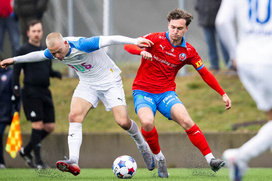 Helsingborgs Casper Ljung Hofvendahl och IK Oddevolds Olle