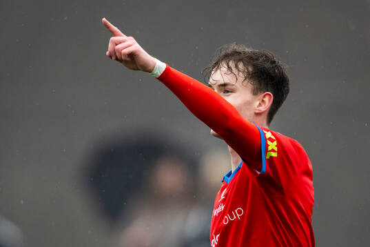 Helsingborgs Alexander Johansson jublar
