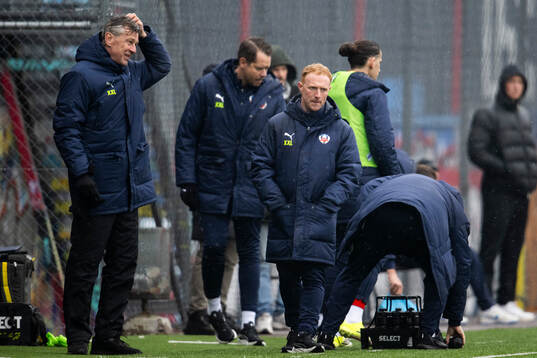 Helsingborgs tränare Stevie Grieve