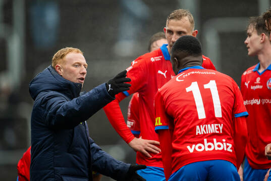 Helsingborgs tränare Stevie Grieve
