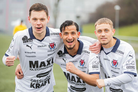 Åstorps FFs Filip Migawa, Mustafa Abdulqader och Emin