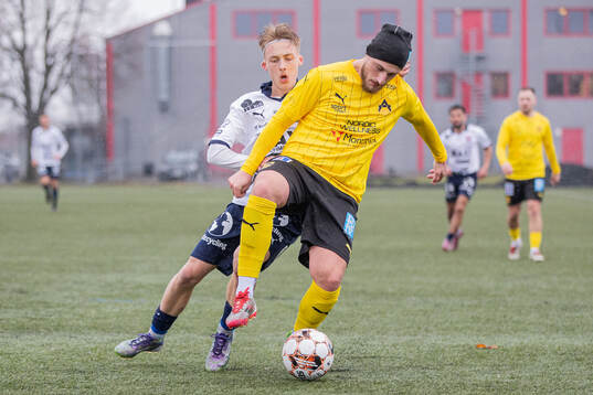 Åstorps FFs Filip Migawa och BK Astrios Zemri Callaku