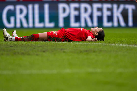 Brenna Marie Lovera of Brann looks dejected