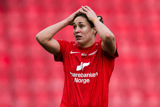 Brenna Marie Lovera of Brann looks dejected