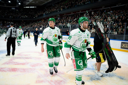 Rögles Paul Ladue och Rögles Mark Friedman deppar