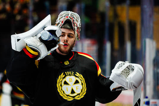 Brynäs målvakt Damian Clara