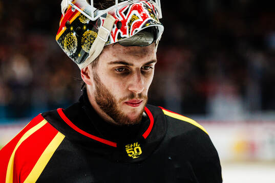 Brynäs målvakt Damian Clara