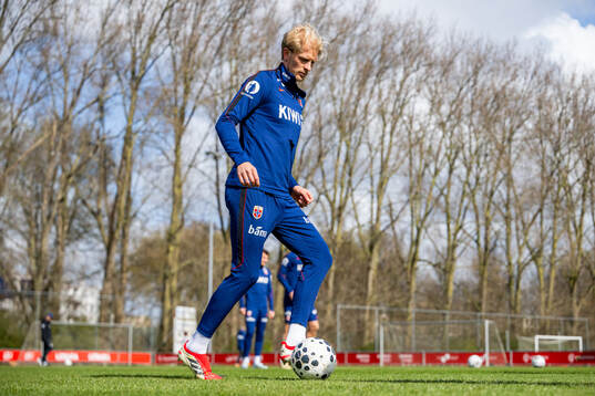 Morten Thorsby of the Norwegian national football team