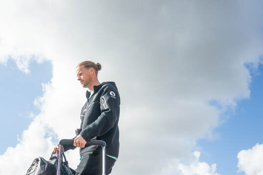 Goalkeeper Ørjan Håskjold Nyland of the Norwegian