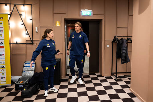 Carl Starfelt of the Swedish national football team