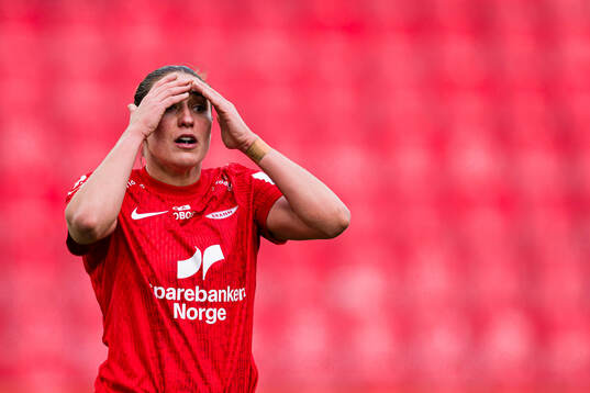 Brenna Marie Lovera of Brann looks dejected