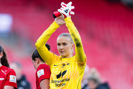 Goalkeeper Selma Panengstuen of Brann looks dejected
