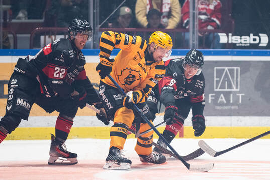 Skellefteås Andreas Johnson mot Malmö Redhawks Janne