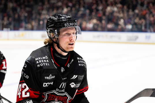 Malmö Redhawks Robin Salo jublar