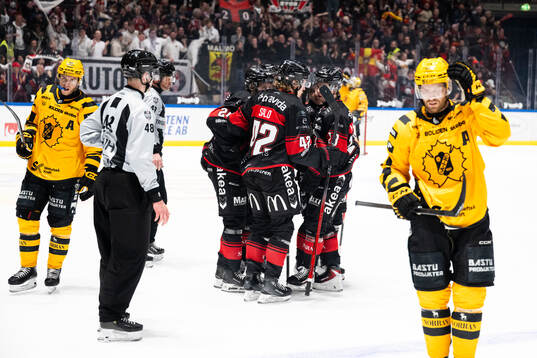 Malmö Redhawks Robin Salo jublar