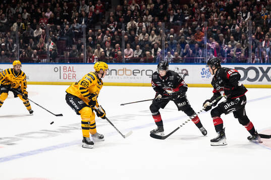 Skellefteås Pontus Johansson mot Malmö Redhawks Joona