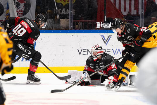 Malmö Redhawks målvakt Marek Langhamer