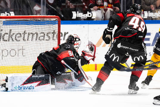 Malmö Redhawks målvakt Marek Langhamer