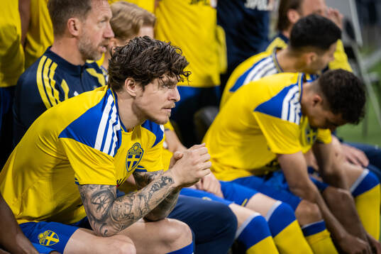 Victor Nilsson Lindelöf of the Swedish national football