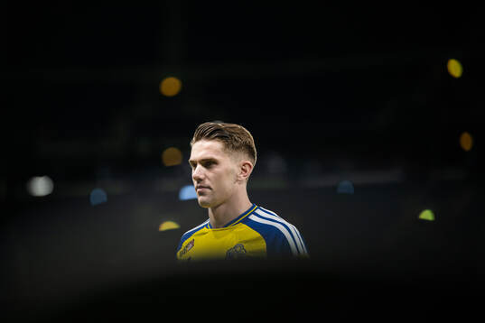 Viktor Gyökeres of the Swedish national football team