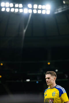 Viktor Gyökeres of the Swedish national football team
