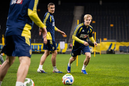 Gustaf Lagerbielke and Lucas Bergvall of the Swedish